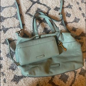 Fossil bag with wallet